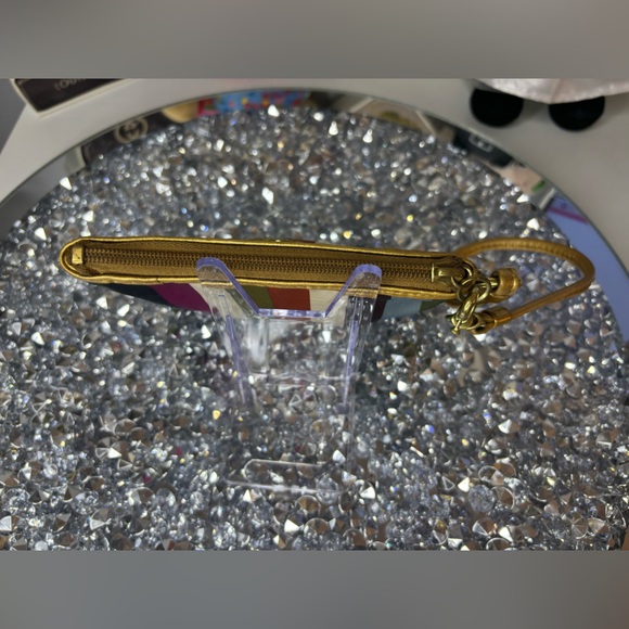 Coach Julia Legacy Multicolor Striped Wristlet EUC - Picture 5 of 11